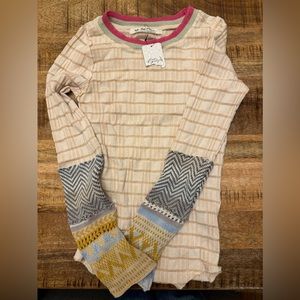 WE THE FREE, FREE PEOPLE NWT thermal top size S